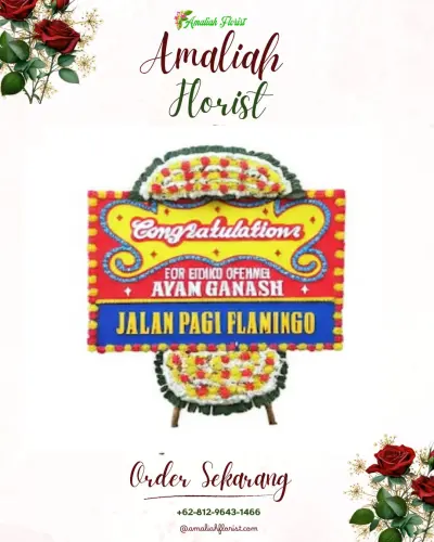 Bunga Papan Congratulation di Nyalindung